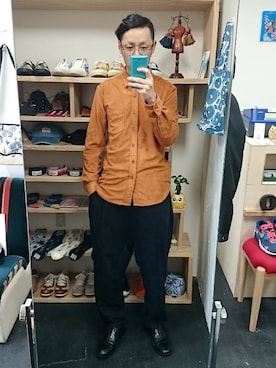 「LiSS（リス）のアイテム」を使った、yusuke さん（メンズ・170cm）の冬コーディネート