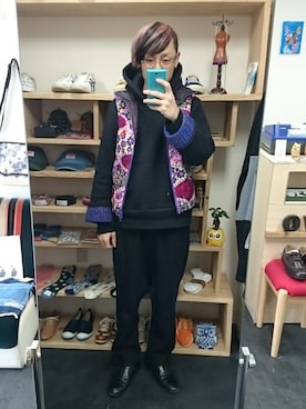 「masterkey（マスターキー）のアイテム」を使った、yusuke さん（メンズ・170cm）の冬コーディネート