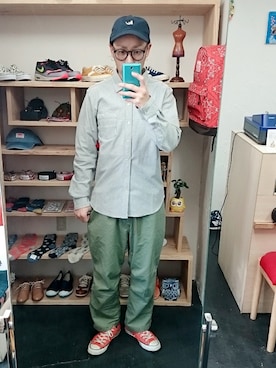 「miraco（ミラコ）のアイテム」を使った、yusuke さん（メンズ・170cm）の春コーディネート