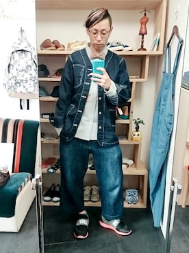 「LiSS（リス）のアイテム」を使った、yusuke さん（メンズ・170cm）の春コーディネート