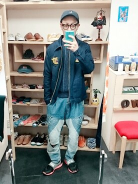 「miraco（ミラコ）のアイテム」を使った、yusuke さん（メンズ・170cm）の春コーディネート