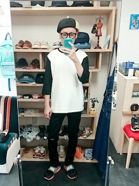 「LiSS（リス）のアイテム」を使った、yusuke さん（メンズ・170cm）の春コーディネート