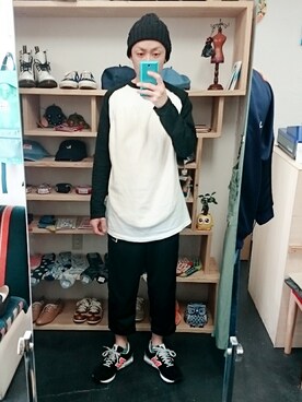 「masterkey（マスターキー）のアイテム（パンツ）」を使った、yusuke さん（メンズ・170cm）の春コーディネート