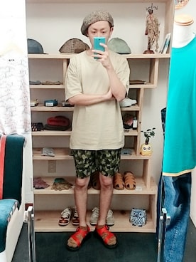 「VOO（ヴォー）のアイテム」を使った、yusuke さん（メンズ・170cm）の夏コーディネート