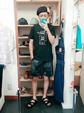 「masterkey（マスターキー）のアイテム」を使った、yusuke さん（メンズ・170cm）の夏コーディネート