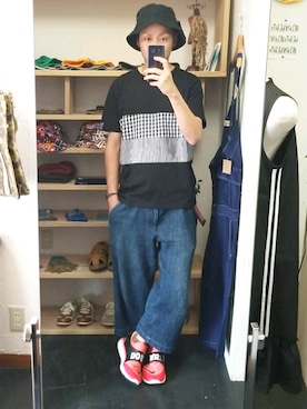 「masterkey（マスターキー）のアイテム」を使った、yusuke さん（メンズ・170cm）の夏コーディネート