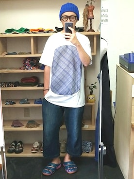 「PHATEE（ファッティー）のアイテム」を使った、yusuke さん（メンズ・170cm）の夏コーディネート