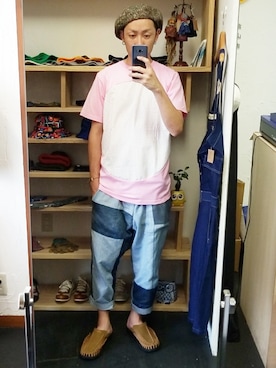 「STORES.jp（ストアーズドットジェーピー）のアイテム」を使った、yusuke さん（メンズ・170cm）の夏コーディネート