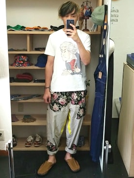 「STORES.jp（ストアーズドットジェーピー）のアイテム」を使った、yusuke さん（メンズ・170cm）の夏コーディネート