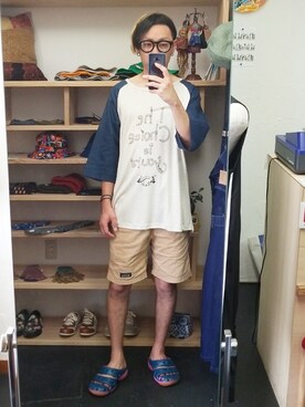 「masterkey（マスターキー）のアイテム（トップス）」を使った、yusuke さん（メンズ・170cm）の夏コーディネート