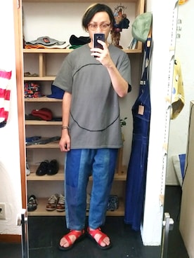 「Chaco（チャコ）のアイテム」を使った、yusuke さん（メンズ・170cm）の夏コーディネート