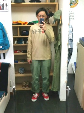 「STORES.jp（ストアーズドットジェーピー）のアイテム」を使った、yusuke さん（メンズ・170cm）の秋コーディネート