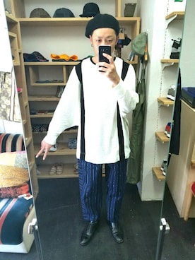 「masterkey（マスターキー）のアイテム（トップス）」を使った、yusuke さん（メンズ・170cm）の秋コーディネート