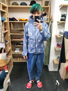 「アイテム（マウンテンパーカー、その他）」を使った、yusuke さん（メンズ・170cm）の秋コーディネート