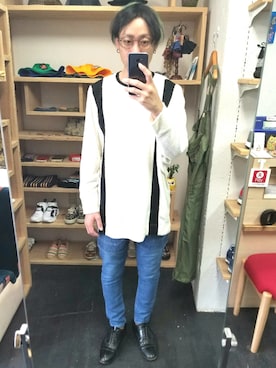 「masterkey（マスターキー）のアイテム（トップス）」を使った、yusuke さん（メンズ・170cm）の秋コーディネート