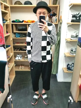 「STORES.jp（ストアーズドットジェーピー）のアイテム（シャツ/ブラウス）」を使った、yusuke さん（メンズ・170cm）の秋コーディネート