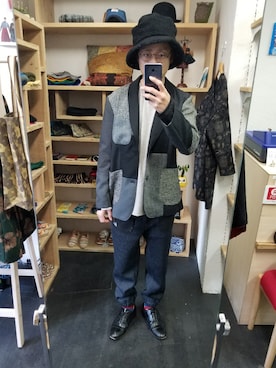 「masterkey（マスターキー）のアイテム（ジャケット/アウター）」を使った、yusuke さん（メンズ・170cm）の秋コーディネート