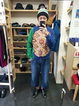 「STORES.jp（ストアーズドットジェーピー）のアイテム」を使った、yusuke さん（メンズ・170cm）の冬コーディネート