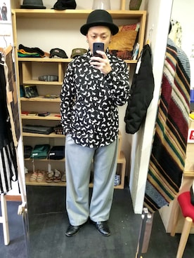 「STORES.jp（ストアーズドットジェーピー）のアイテム（シャツ/ブラウス）」を使った、yusuke さん（メンズ・170cm）の冬コーディネート