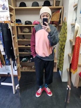 「STORES.jp（ストアーズドットジェーピー）のアイテム」を使った、yusuke さん（メンズ・170cm）の冬コーディネート