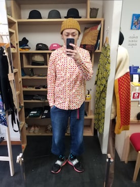 「STORES.jp（ストアーズドットジェーピー）のアイテム（シャツ/ブラウス）」を使った、yusuke さん（メンズ・170cm）の冬コーディネート