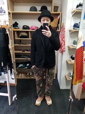 「LAMOND.（ラモンド）のLAMOND ラモンド ウールジャケット（ダウンジャケット/コート）」を使った、yusuke さん（メンズ・170cm）の冬コーディネート