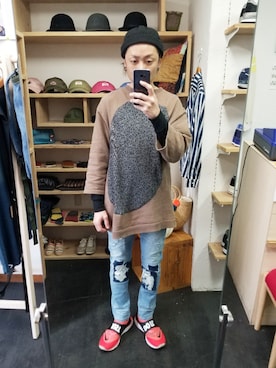 「STORES.jp（ストアーズドットジェーピー）のアイテム」を使った、yusuke さん（メンズ・170cm）の春コーディネート