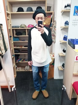 「STORES.jp（ストアーズドットジェーピー）のアイテム」を使った、yusuke さん（メンズ・170cm）の春コーディネート