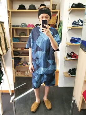 「masterkey（マスターキー）のアイテム（パンツ）」を使った、yusuke さん（メンズ・170cm）の春コーディネート