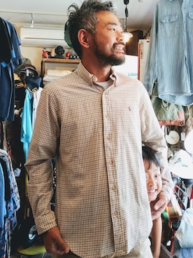 「ラルフローレン」｜ataco garageさん（メンズ・173cm）の夏コーディネート