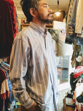 「RALPH LAUREN（ラルフ ローレン）のアイテム（シャツ/ブラウス）」を使った、ataco garageさん（メンズ・173cm）の秋コーディネート