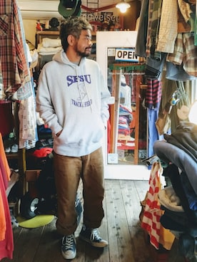 「LEE」｜ataco garageさん（メンズ・173cm）の秋コーディネート