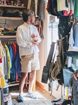 「RALPH LAUREN（ラルフ ローレン）のアイテム（シャツ/ブラウス）」を使った、ataco garageさん（メンズ・173cm）の秋コーディネート