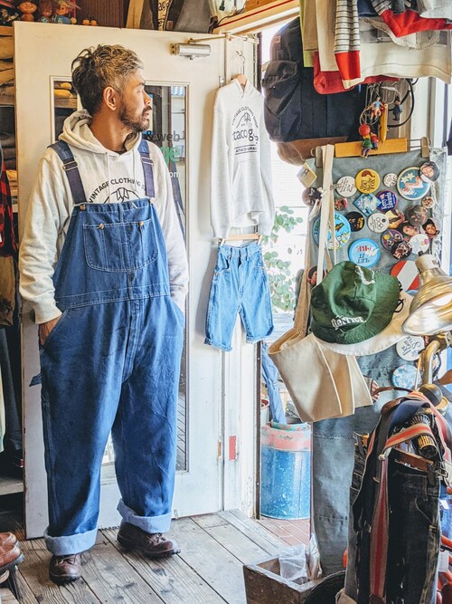Ataco Garage 古着屋ataco Garage サロペット オーバーオールを使ったコーディネート Wear