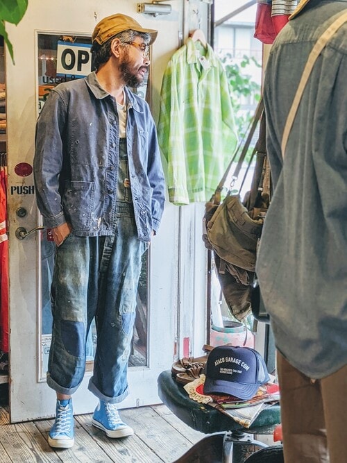 Ataco Garage 古着屋ataco Garage Flag By Alexia Stamのカバーオールを使ったコーディネート Wear