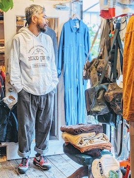 「FLAG by ALEXIA STAM（フラッグバイアリシアスタン）のアイテム」を使った、ataco garageさん（メンズ・173cm）の秋コーディネート