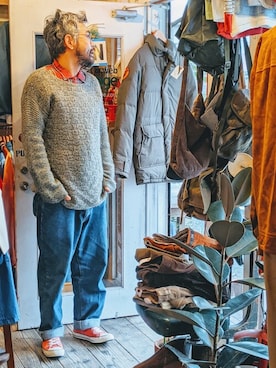 「--（--）のアイテム」を使った、ataco garageさん（メンズ・173cm）の冬コーディネート