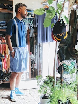 「ラルフローレン」｜ataco garageさん（メンズ・173cm）の夏コーディネート