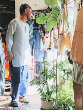 「--（--）のアイテム（スウェット）」を使った、ataco garageさん（メンズ・173cm）の秋コーディネート