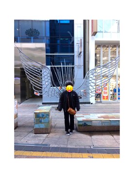 「travel」｜「アイテム（MA-1）」を使った、@sakiさん（レディース・150cm）の冬コーディネート