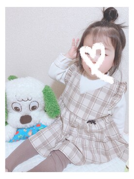 「1歳児」｜hono0216さん（キッズ・80cm）の秋コーディネート
