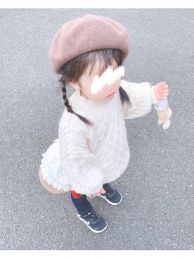 「1歳児」｜hono0216さん（キッズ・80cm）の秋コーディネート