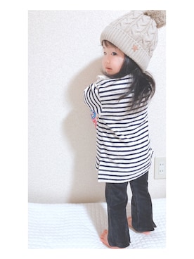 「1歳児」｜hono0216さん（キッズ・80cm）の冬コーディネート