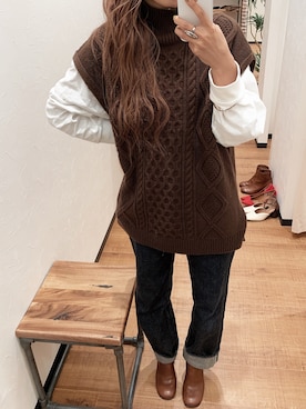 「セルヴィッチ」｜あやさん（レディース・163cm）の秋コーディネート