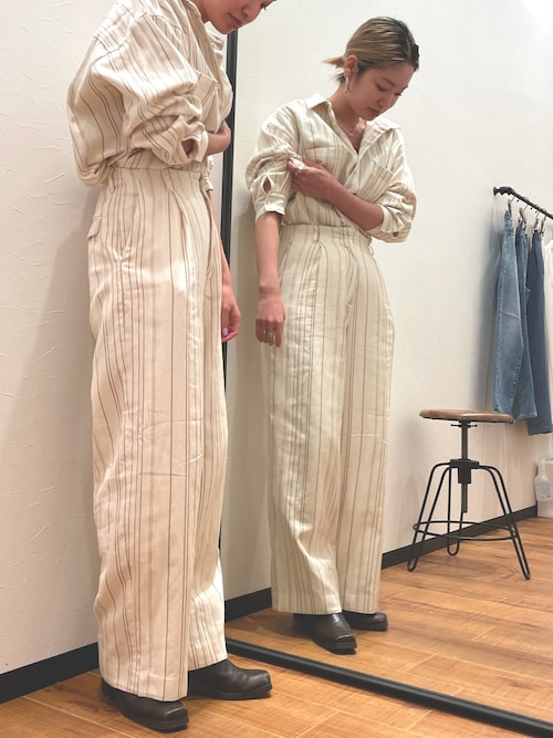 ストライプルーズシャツ（シャツ/ブラウス）｜Ungrid（アン