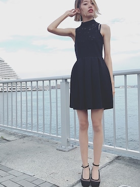 「アイテム（ピアス（両耳用））」を使った、ほたてさん（レディース・173cm・20代）の秋コーディネート