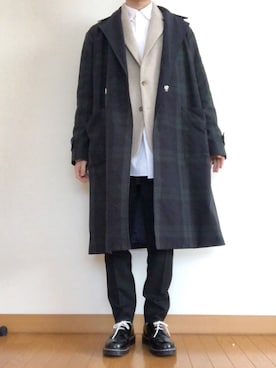 「PUBLIC TOKYO（パブリックトウキョウ）のアイテム（その他アウター）」を使った、NITAさん（メンズ・170cm）の冬コーディネート