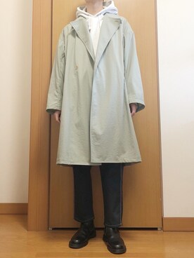 「ADAM ET ROPE'（アダムエロペ）のアイテム（その他アウター）」を使った、NITAさん（メンズ・170cm）の冬コーディネート