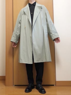 「ADAM ET ROPE'（アダムエロペ）のアイテム（その他アウター）」を使った、NITAさん（メンズ・170cm）の春コーディネート