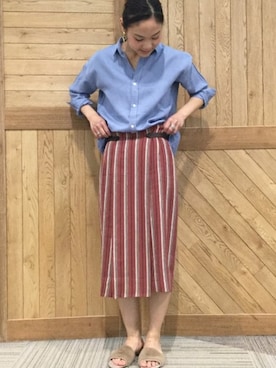JOURNAL STANDARD relume 西宮ガーデンズ店スタッフさん（レディース・158cm）の夏コーディネート